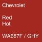 Preview: Chevrolet, Red Hot, WA687F / GHY.